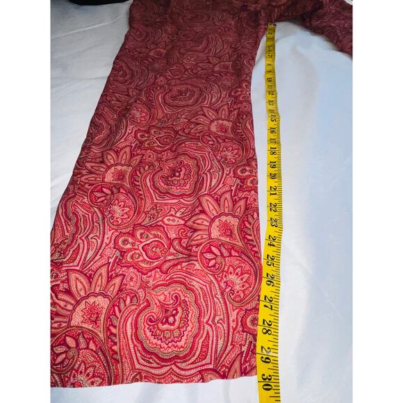 Talbots Pure Silk Top & Pants‎ Set - Women's Size 16 - Wide Leg Pants w/ Top - Picture 13 of 16